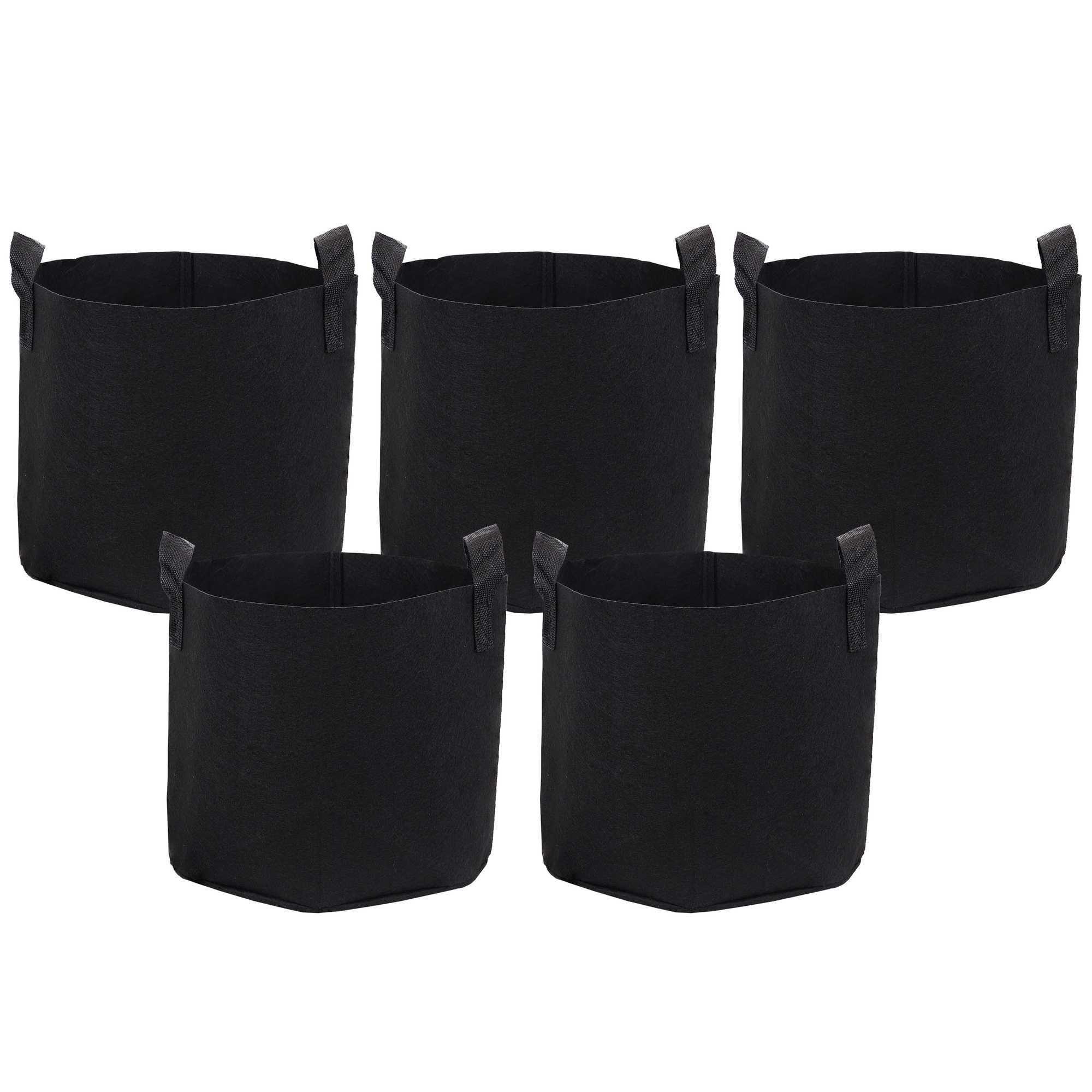 Sunnydaze Decor, Garden Grow Bags with Handles, Material Polypropylene, Model# WGS-427-5PK
